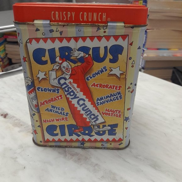 Vintage Neilson Crispy Crunch at the Circus Candy Tin - Picture 3 of 9
